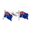 Australian Flag Wave Cufflinks