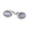 Grey Cat’s Eye Oval Cufflinks