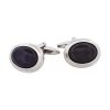 Black Cat’s Eye Oval Cufflinks