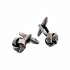 Antique Rhodium Plated Knot Cufflinks