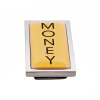 Rhodium Plated & Resin $ Money Clip