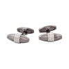Gun Metal & Rhodium Plated Cufflinks