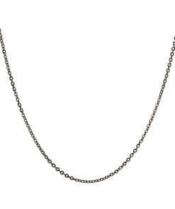 Ip Black Stainless Steel Bolo Chain