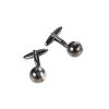 Rhodium/Gun Metal Ball plated Cufflinks