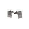 Polished Gun Metal Rectangle Cufflinks