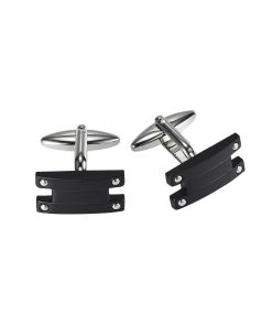 Rhodium Plated & Black Plated Cufflinks