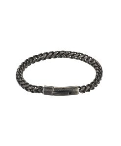 Ion Antique Plated Link Stainless Steel Chain Bracelet