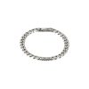 Stainless Steel Curb-Link Chain Bracelet