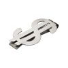 Brushed Stainless Steel $ Money Clip