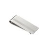 Brushed Stainless Steel Money Clip with Stripe Pattern