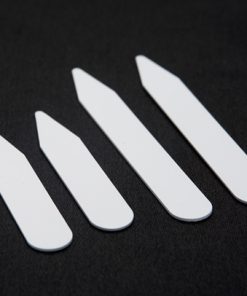 White Plastic Collar Stay Sets (6prs)