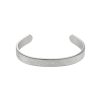 Brushed Stainless Steel Bangle & Cuff with Etched Pattern
