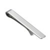 Rhodium Plated Sterling Silver Tie Slide 50mm
