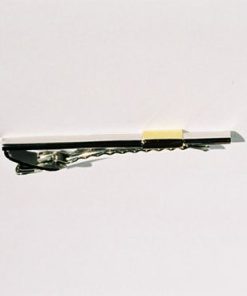 Rhodium Gold Plated Tie Bar