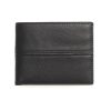 Black Leather Coin Purse Wallet