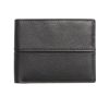 Black Leather Stitch Wallet