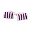 Purple Enamel Cufflinks