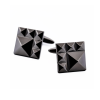 Gun Metal Pyramid Cufflinks
