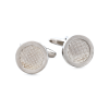 Brushed Rhodium Cufflinks