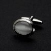 White Cat's Eye Cufflinks