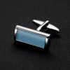 Aqua Cat's Eye Cufflinks