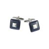 Square Black Cat’s Eye Cufflinks