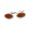 Grey Enamel Cufflinks