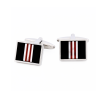 Mother Of Pearl Onyx Red Agate Cufflinks