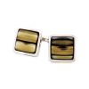Green Venitian Glass Cufflinks