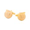 Brush Gold Plated Cufflinks