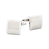 Rhod Brush Rhodium Cufflinks