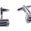 Rhodium Gun Metal Cufflinks