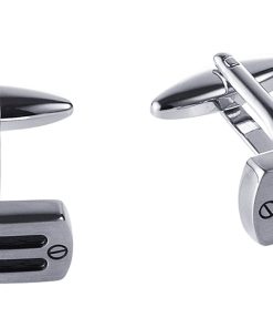 Rhodium Gun Metal Cufflinks