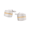 Brushedrhodium Gold Cufflinks