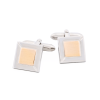 Rhodium Gold Plated Cufflinks