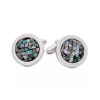 Round Mosaic Cufflinks
