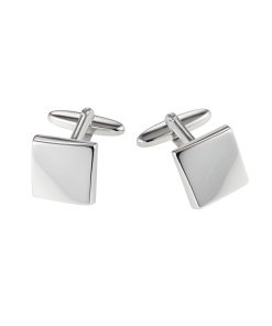Rhodium Plated Cufflinks