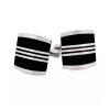 Stainless Steel Black Cufflinks
