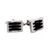 Stainless Steel Ion Plated Black Cufflinks