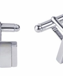 Sterling Silver Mother Of Pearl Cufflinks
