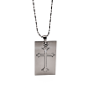 Stainless Steel Cross Dog Tag