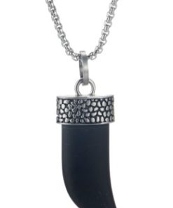 Agate Shark S Tooth Pendant