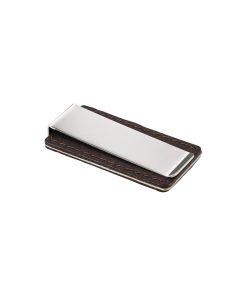 Stainless Steel Brown Pu Money