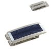 Stainless Steel Blue Resin & Mop Money Clip
