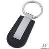 Black Leather & Metal Key Holder