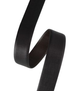 Black Chocolate Leather Belt