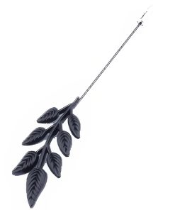Gun Metal Leaf Lapel Pin