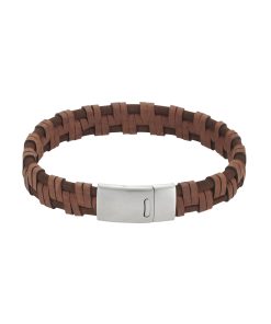 Braided Italian Leather Bracelet