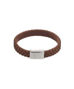 Braided Italian Leather Bracelet