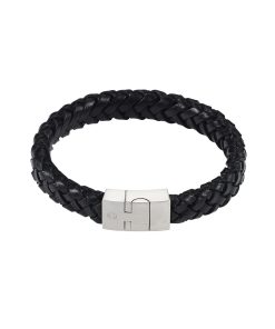 Black Leather Bracelet